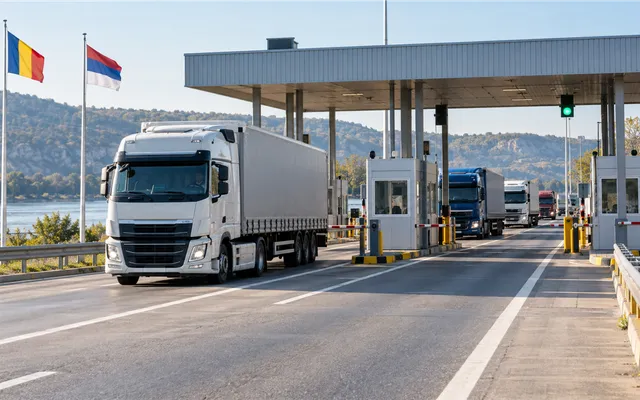 Protestul transportatorilor sârbi de la frontieră a fost amânat