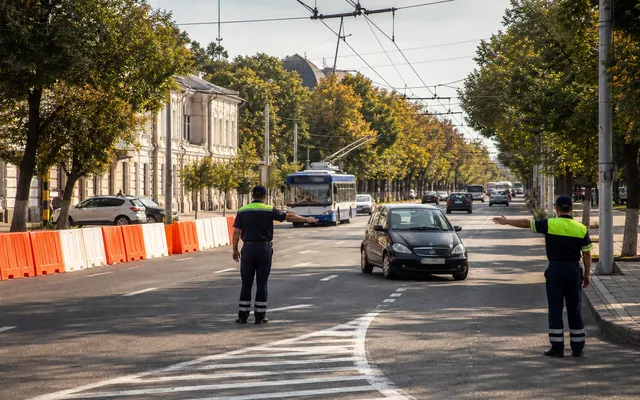 Străzi centrale din Chișinău se închid temporar pe 30–31 august