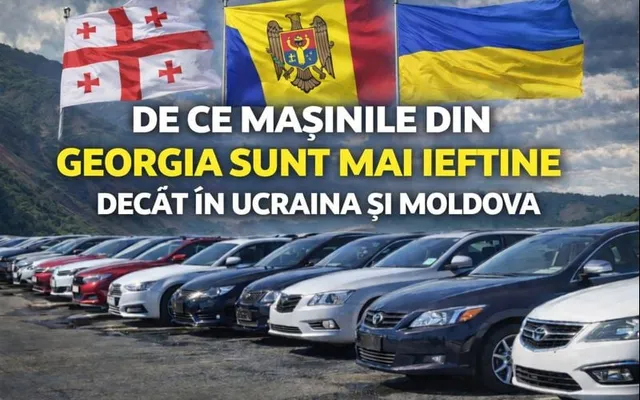 De ce mașinile din Georgia sunt mai ieftine decât în Ucraina și Moldova