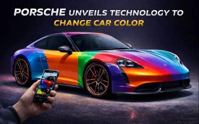 Porsche patents color-change tech matching clothing or surroundings Porsche patents color-change tech matching clothing or surroundings