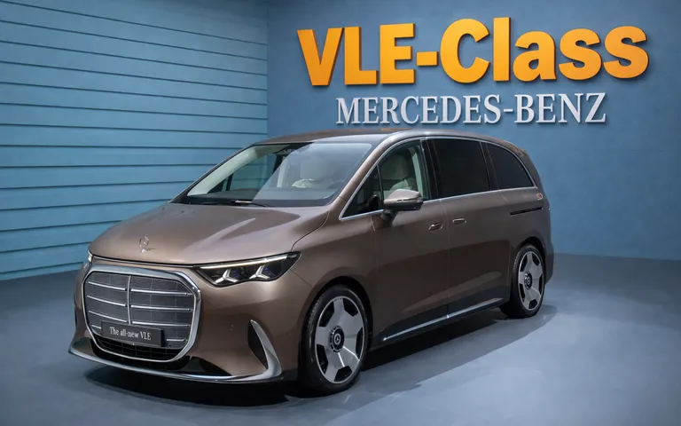 Mercedes-Benz VLE Class — ny luksuriøs elektrisk minivan Mercedes-Benz VLE Class — ny luksuriøs elektrisk minivan